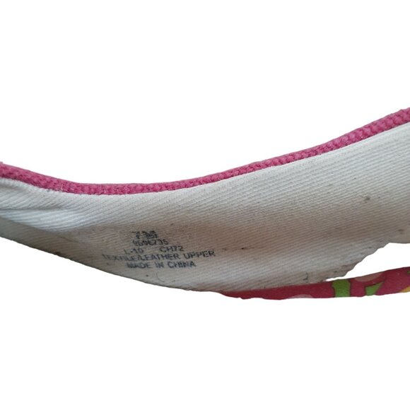 SPERRY TOP SIDER Womens Southport Wedges Peep Toe Slingback Sandals Pink Size 7M - Picture 7 of 7